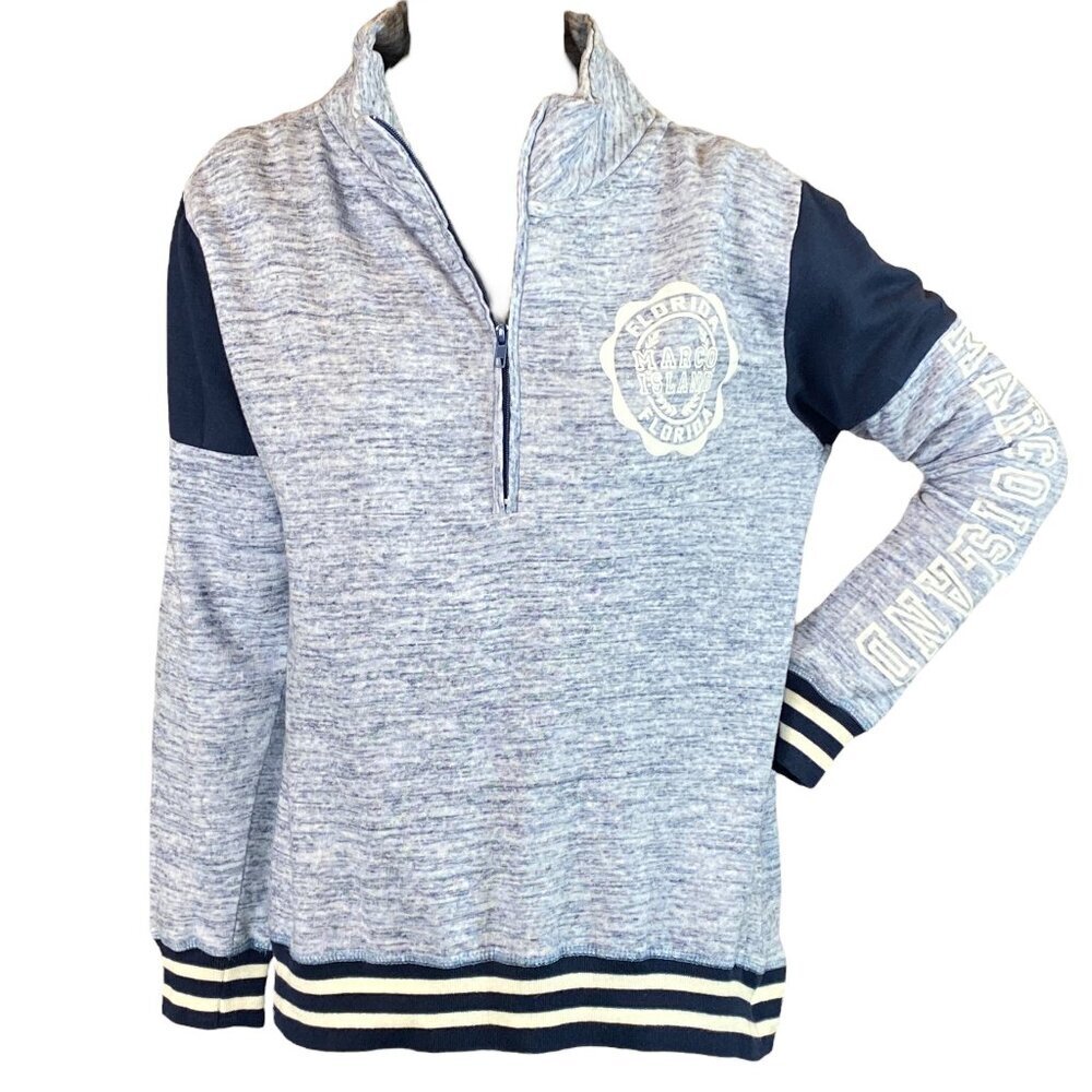 EXIST 1/4 Zip‎ Sweatshirt "Marco Island Florida" Sz M #316J